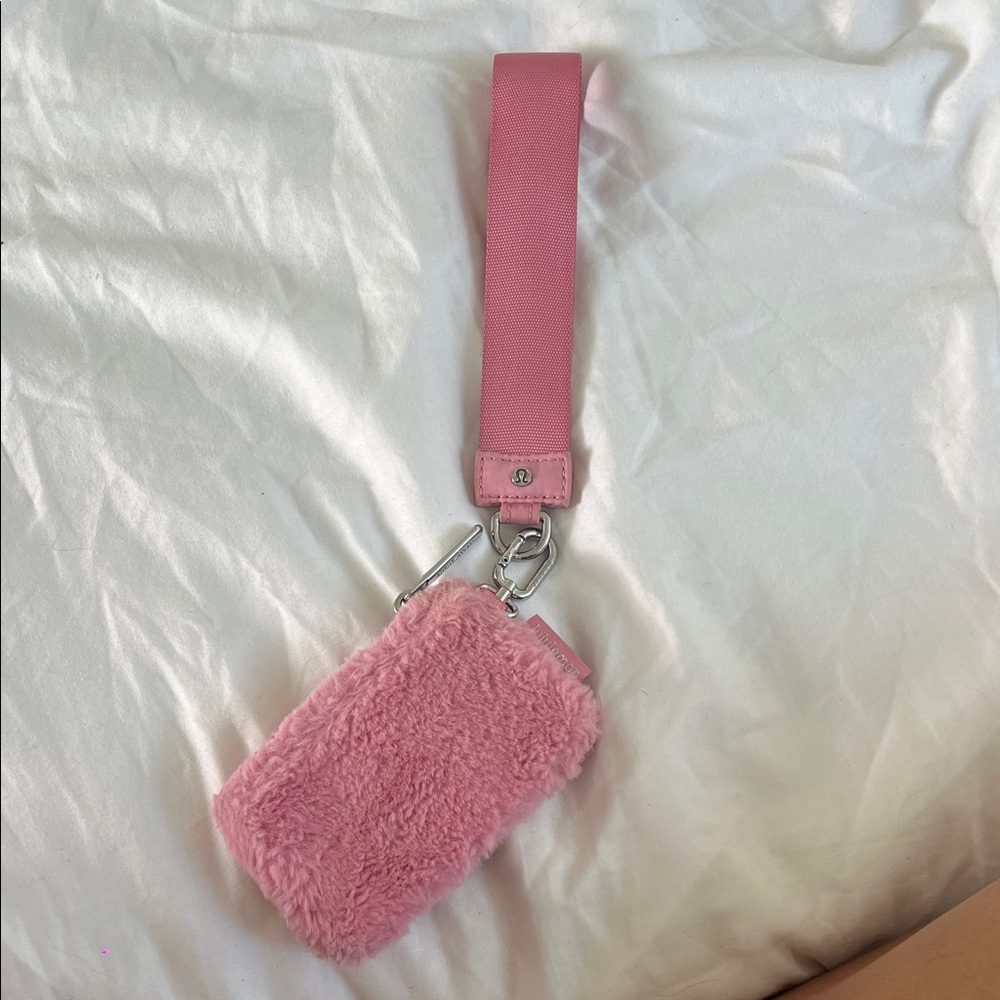Lululemon Athletica Soft Pink Key & Card Holder